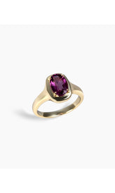 Pink Tourmaline Oval Ring